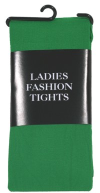 Ladies Nylon Tights Green