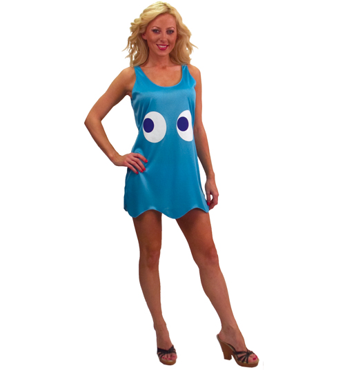 Pac-Man Inky Blue Fancy Dress Costume