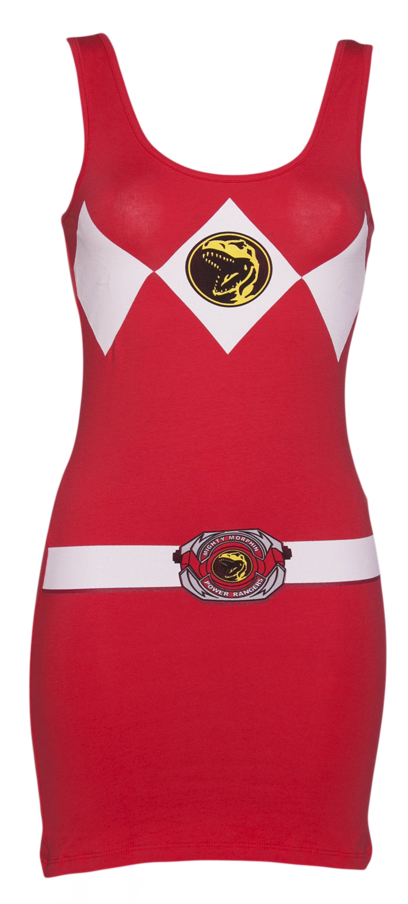 Red Mighty Morphin Power Rangers Costume