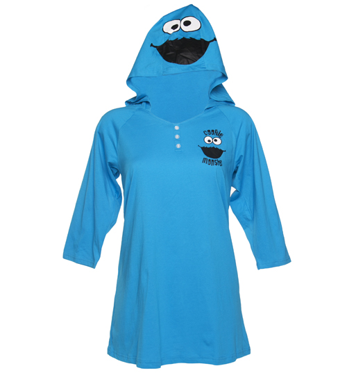 Sesame Street Cookie Monster Hooded Night