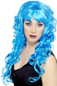 ladies Wig - Siren (Blue)