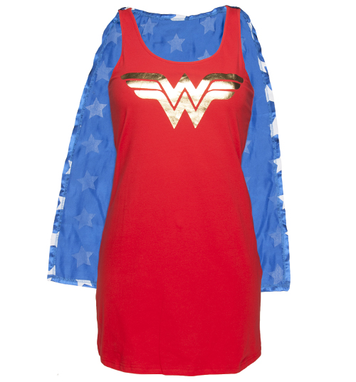 Wonder Woman Sleeveless Night Dress With