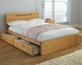 arizona 4ft 6in bedstead with 4drawers and mattress