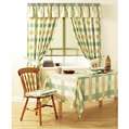 LAI checkers pleated curtains
