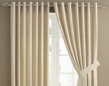 LAI forum unlined ring-top curtains
