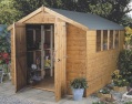 groundsman apex shed (double doors)
