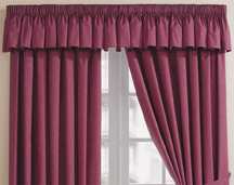 moire thermal-backed pleated curtains