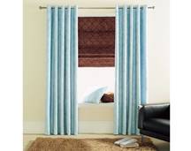 LAI pintuck faux suede lined curtains