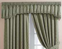 LAI trellis pleated curtains