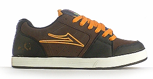 Lakai Foster 4 Limited Edition Skate Shoe - Black/Chocolate Brown