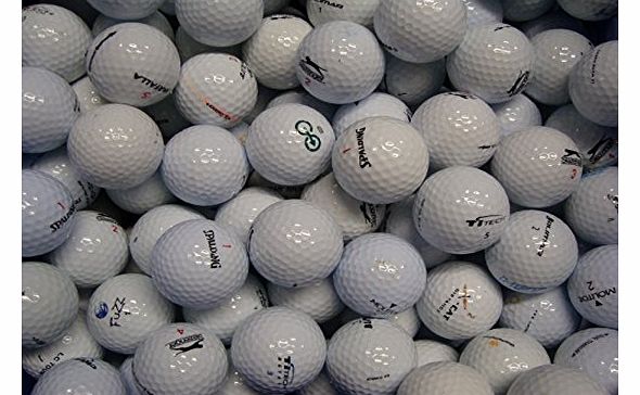 100 Assorted AAA/AA Grade Golf Balls