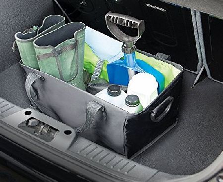 Lakeland Car Boot Collapsible Bag amp; Box Organiser With Handles 30 x 46 x 27cm H