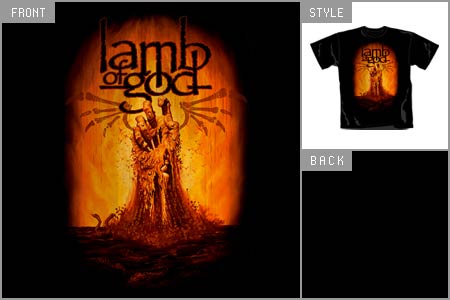 Of God (Burning Hand) T-shirt brv_12942023_P