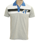 Blue, White and Grey Polo Shirt
