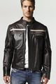LAMBRETTA leather biker jacket