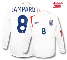 Uhlsport England L/S home (Lampard 8) 05/07