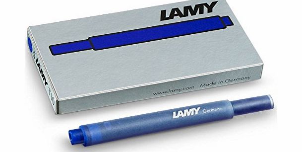 Lamy Four packs of Lamy T10 fountain pen ink cartridges, BLUE