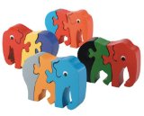 Lanka Kade 3 Piece Baby elephant Puzzle