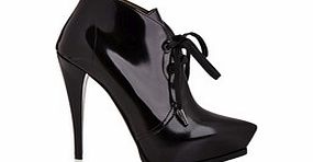Lanvin Black high-shine leather shoe boots