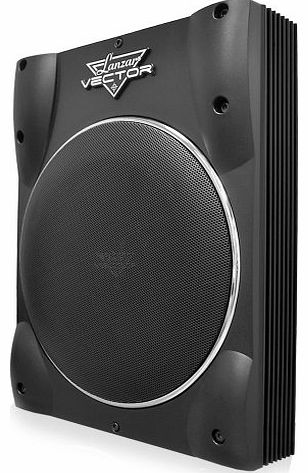 VCTBS8 Vector 8 inch Ultra Slim 600W High Power Amplified Car Subwoofer Enclosure