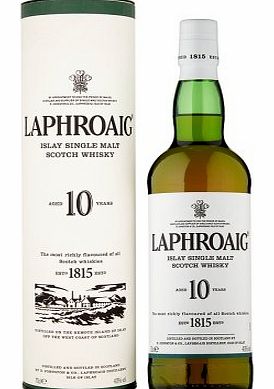 Laphroaig 10-year-old Islay Single Malt Whisky