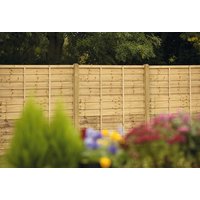 LARCHLAP Selsey Fence Panel Pack of 4
