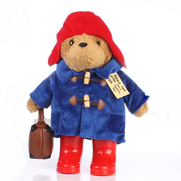 Paddington Bear With Boots and Suitcase