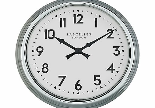 Electric Clock, Dia.60cm, Silver