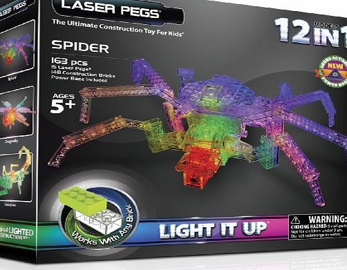 Laser Pegs 12-in-1 Spider Construction Set