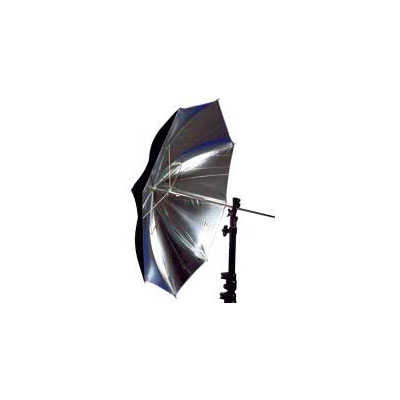 80cm Soft Silver Collapsible Umbrella