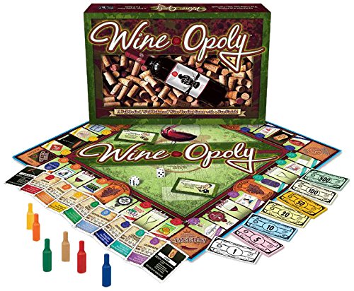 Late for the Sky Wine Opoly Board Game