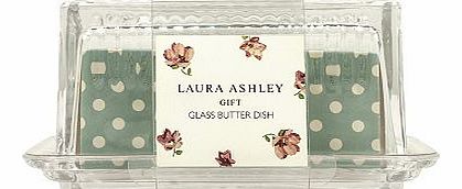 Laura Ashley Glass Butter Dish Gift 10179755