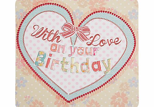 Laura Darrington With Love Birthday Card