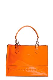 Large High Shine Zip Shopper with Make-up