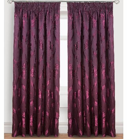 Laurence Llewelyn-Bowen Glamsterdam Lined Pleated Jacquard Curtains