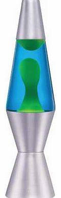 11.5in Accent Yellow/Blue Lavalamp