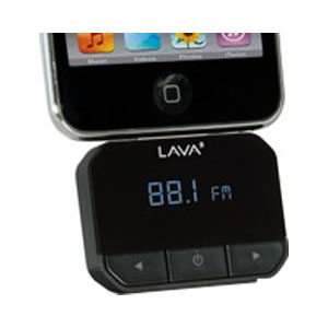 Lava FM Transmitter for iPod with Dual USB Car