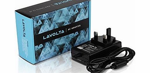 Lavolta 9V AC Adapter for Sony DVP-FX705 DVP-FX720 DVP-FX730 Portable DVD Player - Replacement Power Supply Mains Adaptor Charger PSU with UK Plug