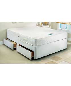 Layezee Kingsize Memory Foam Bed - 4 Drawer