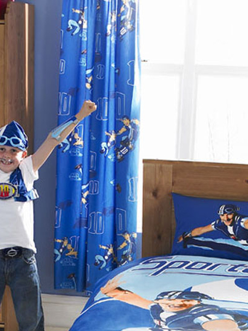 Lazy Town Sportacus 54 Curtains
