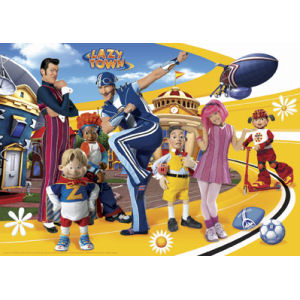 LazyTown 24pc Giant Floor Puzzle NEW - NP July