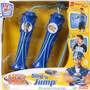lazytown Sportacus Sing n Jump Microphone and