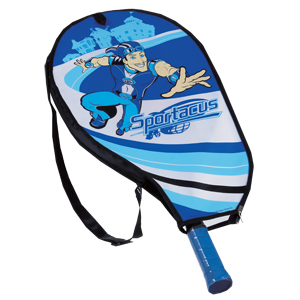 lazytown Sportacus Tennis Raquet and Cover **NEW**