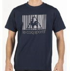 Mens Barcode T-Shirt Navy