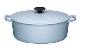 LE CREUSET 27cm Oval Cast Iron Casserole Satin