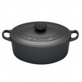 le creuset Cerise Oval Casserole 25cm