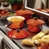 le creuset Graded Blue 3-Piece Pan Set