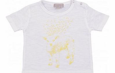 Sheep T-shirt Yellow `3 months