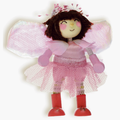 Wooden Lizzie Fairy Doll