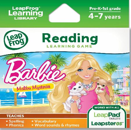 LeapFrog Barbie Malibu Mysteries Explorer Learning Game